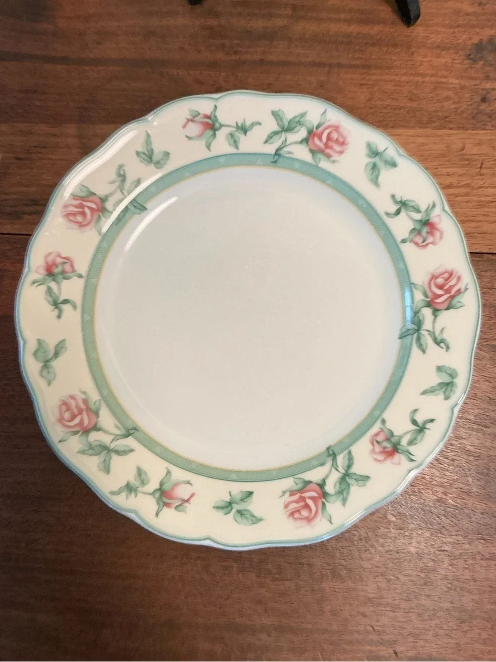 Wedgwood English Cottage Collection Rose Dinner Plates Set of 2